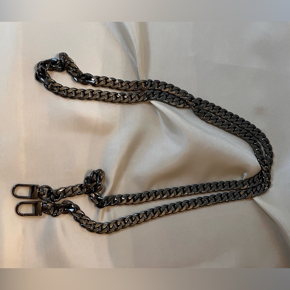 🖤 New Gun Metal Chain Strap 47” 🖤